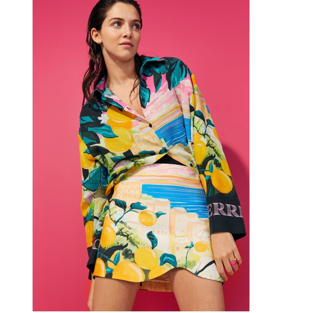 Lemons mini skirt